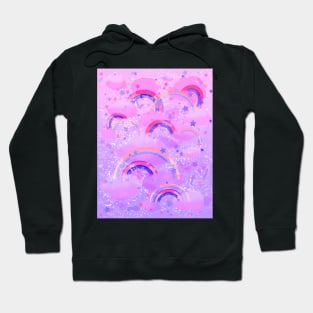 Clouds and rainbows 3 Hoodie